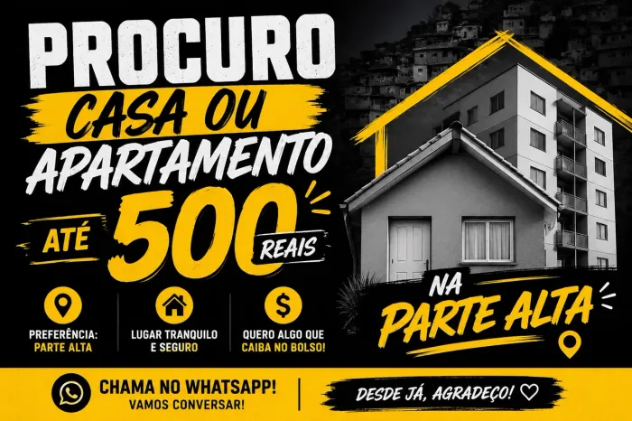 Alugo casa ou apartamento
