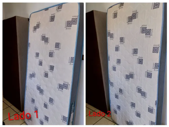 Vendo colchão de solteiro com base box.