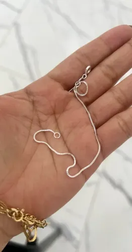 Pulseira de prata legítima