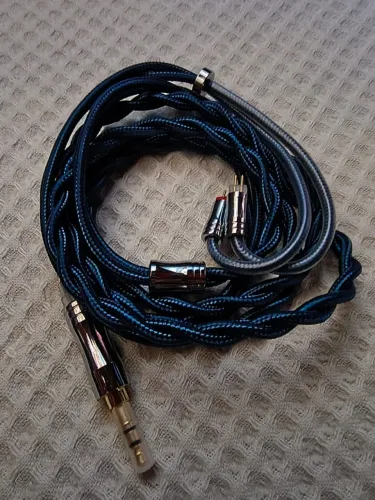 NOVO - Cabo Nicehck para fones IEM 2 pinos 2pin