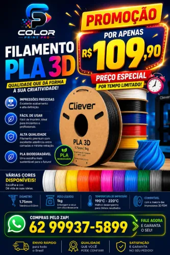 FILAMENTO IMPRESSÃO 3D