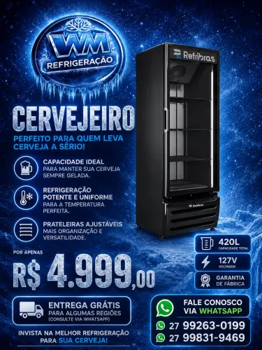 FREEZER NOVO VERTICAL