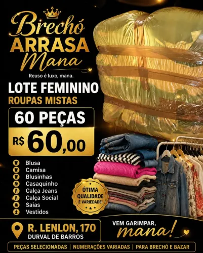 Lote feminino misto