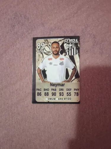 Figurinha Neymar - Santos - Brasileirão 2026 - Nova