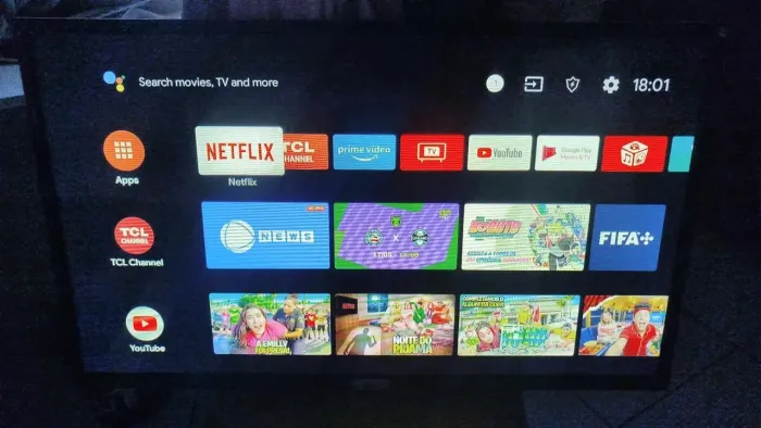 Smart TV TCL 32p em otimo estado