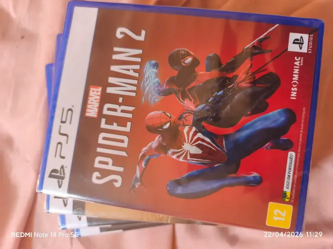 Spider-Man 2 Mídia Fisica Ps5 Dublado PT-BR Jogo do homem aranha.