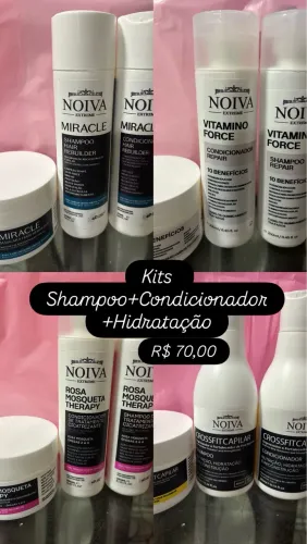 Kit shamp+Cond+hidrat. Noiva 