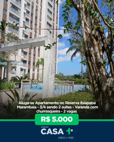 Aluga-se Apartamento no Reserva Ibiapaba