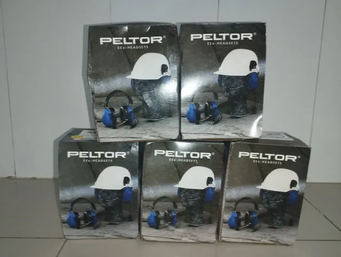 Abafador Peltor 3M MT7H79P3E-50 Headset ATEX com Microfone p/ Capacete - NOVO