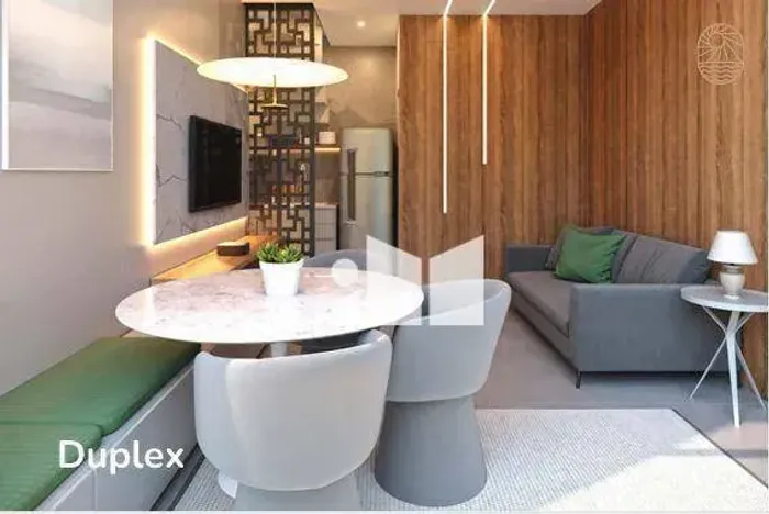 Apartamento Duplex com 1 dormitório à venda, 39 m² por R$ 1.040.954,02 - Praia de Itaparic