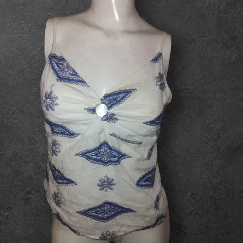Blusa em Laíse branca tamanho P