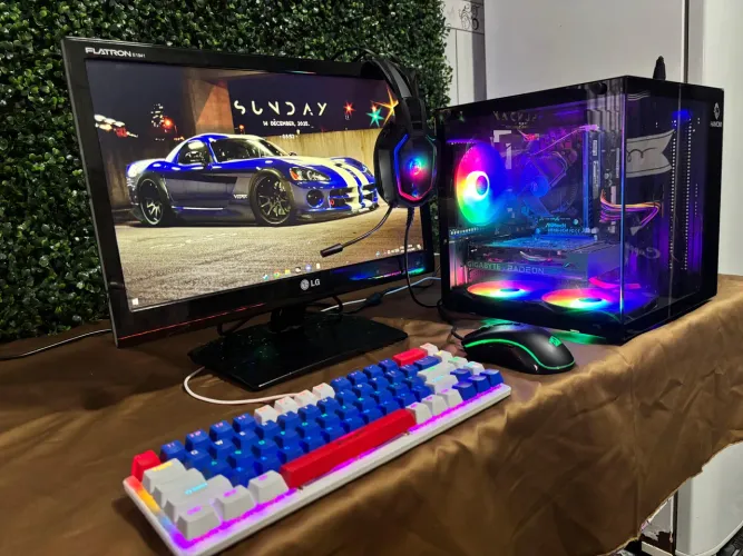 ? PC GAMER COMPLETO | Core i7 | RX 6400 | Monitor | 1TB ?