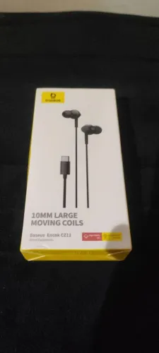 Fone Baseus USB Tipo C Lacrado
