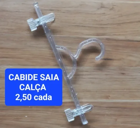 CABIDE INFANTIL PARA SAIA OU CALÇA EM ACRILICO RESISTENTE 