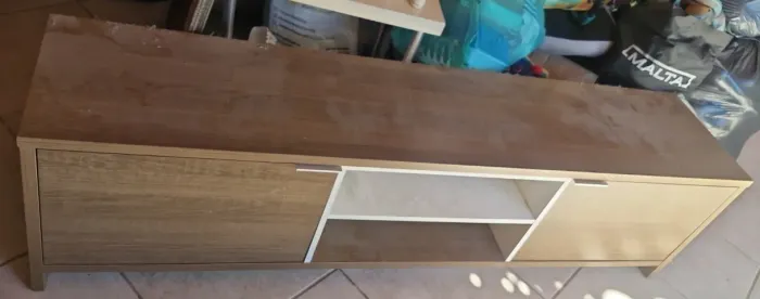 Rack Para Tv Até 80 Polegadas 180cm 2 Portas Linz Madesa
