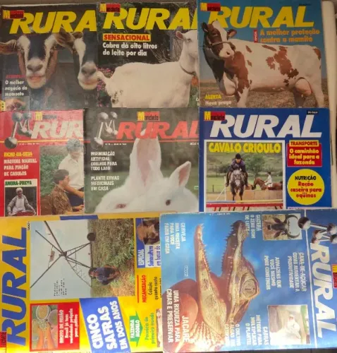 Revista Manchete Rural (8 Edições)