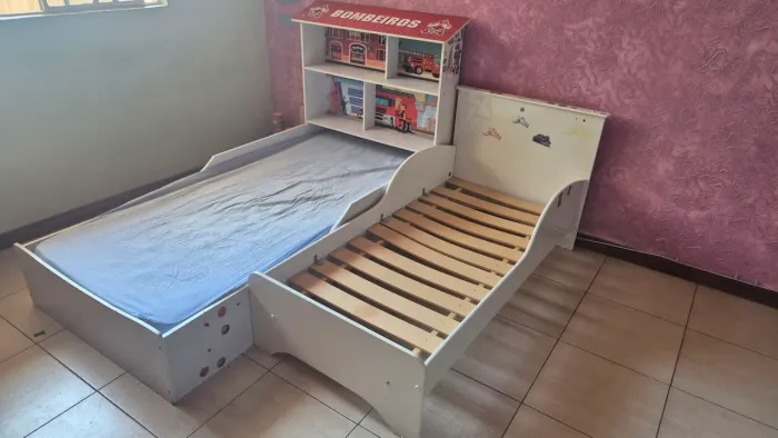 Camas infantis bombeiros / mini cama cama infantil