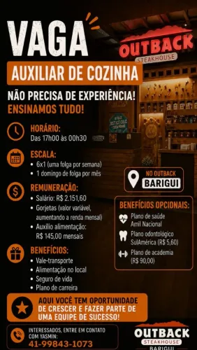 OUTBACK BARIGUI CONTRATA