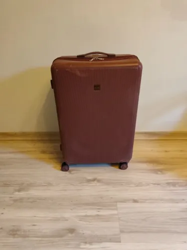 Mala de Viagem, marca Emidio Tucci, rígida com rodas giratórias e trava TSA