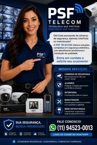 Precisou instalar cameras