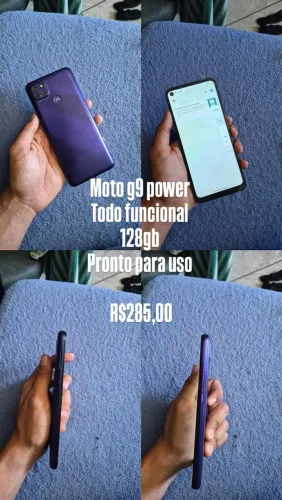 Moto g9 power pronto para uso Sem defeitos 