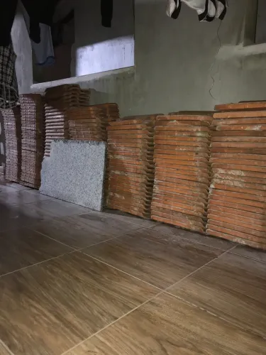Telhas paulistinha laranja (400) unidades