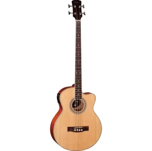 baixolão premium 4c hofma hbs-190 ativo eletrico e acustico madeira nobre basswood sonorid