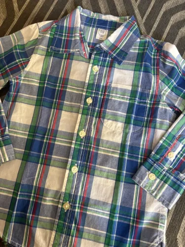 Camisa xadrez infantil GAP