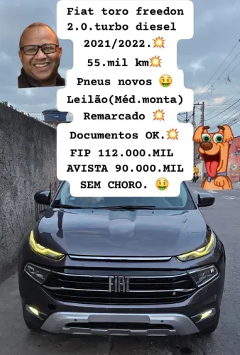Fiat Toro Freedom 2.0 16V 4X4 Diesel Aut. 2021