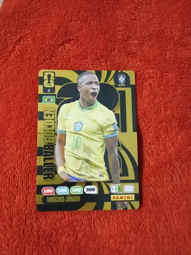 Card Gold Adrenalyn FIFA 2026 - Vinícius Jr