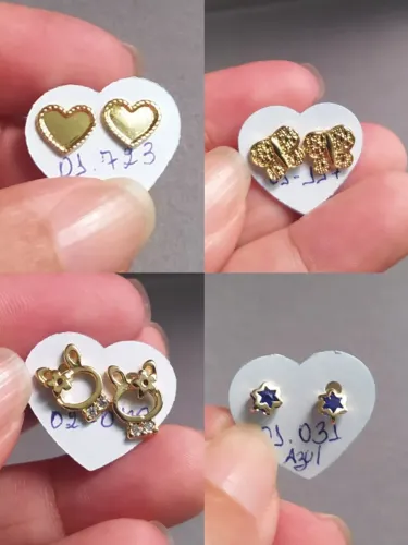 Semijoias 18k Brincos