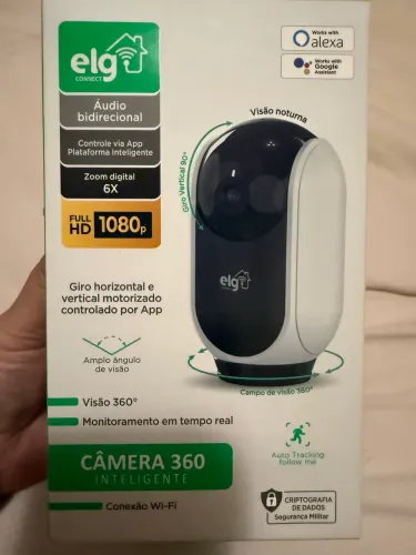 ELG SHCR600, Câmera Robô 360° Full HD 1080P