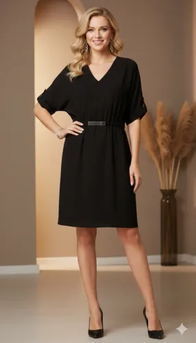 Vestido Zara Preto M Seminovo