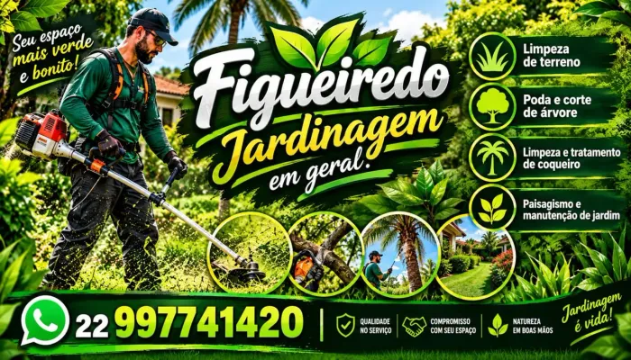 Jardinagem,poda de árvores etc..