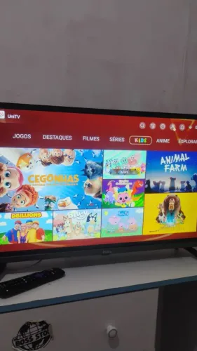 Tv philco 32 polegadas smart 450 reais. E vendo aparelho com todos canais e filmes