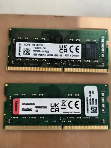 Memória Kingston 16GB DDR4 3200Mhz