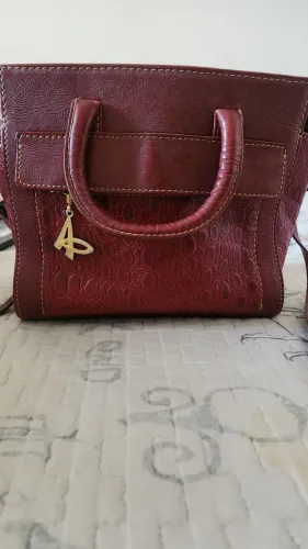 Bolsa Ombro ou Mão Couro Anandra 