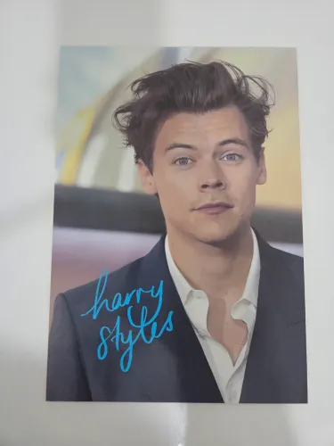 Placa de Madeira do Harry Styles 20×28.5 cm Novo