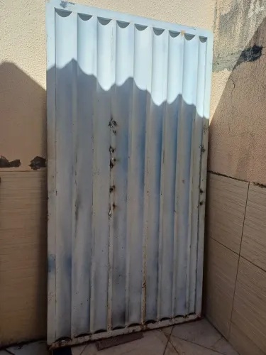 Portão galvanizado 1.10 x 2.10