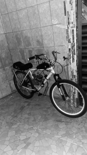 Bicicleta motorizada 80 cc aro 26