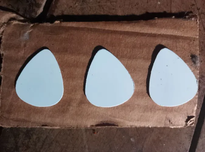 Palhetas instrumento musical cordas
