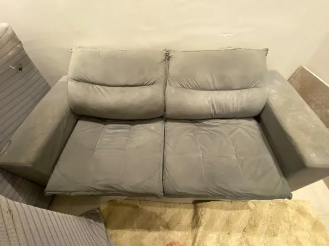 Sofá cama cinza