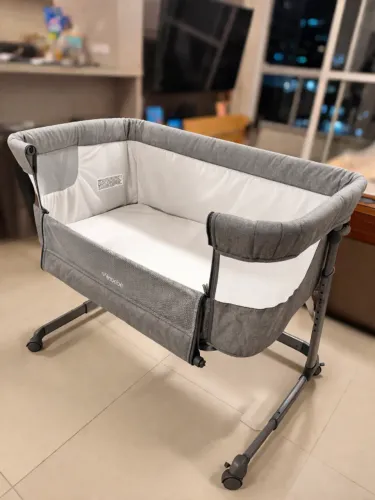 Berço Portátil Co-bed Cinza - Voyage - NA CAIXA