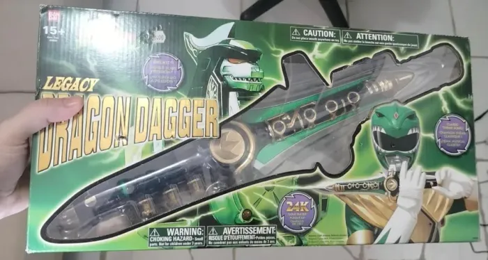 Power Rangers Legacy Dragon Dagger Bandai - Funcional + Caixa