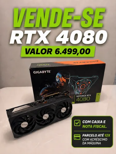 Placa de vídeo Rtx 4080 16gb Gigabyte