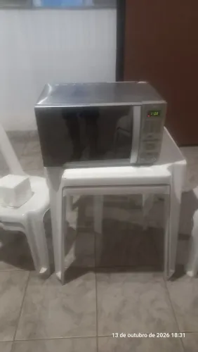 Micro-ondas brastemp 30litros espelhado inoxidável