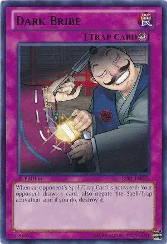 Yugioh!!! Dark Bribe BP01-EN055 Rare