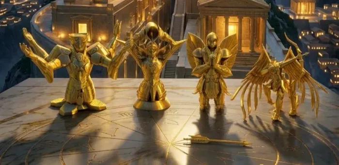 Armaduras Cavaleiros de Ouro 