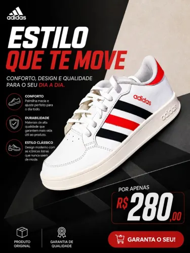 Tênis Grand Court Base Adidas