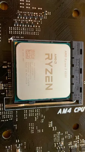 Processador AMD Ryzen 5 4500 + Placa Mãe B450MHP